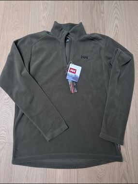 Helly Hansen Olive Green Fleece Pullover - NWT